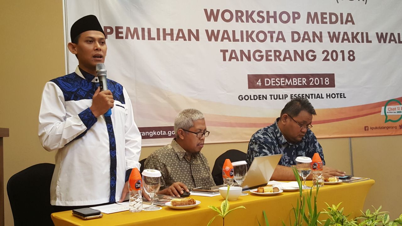 KPU Kota Tangerang Gelar Workshop dengan Pimpinan Media
