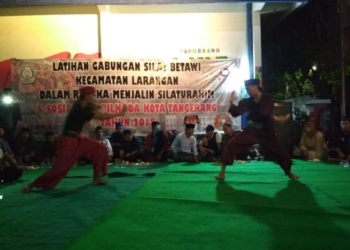 KPU Tangerang Gelar Sosialisasi Melalui Seni Silat Betawi