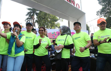 Semarakkan Asian Games, Kemensetneg Gelar ‘Setneg Fun Run Asian Games 2018’