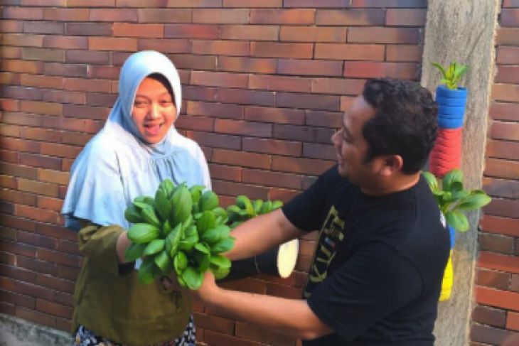 Wali Kota Manfaatkan Botol Bekas Sebagai Media Tanam
