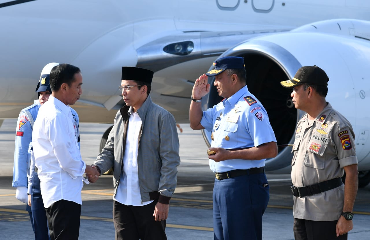 Bertolak ke NTB, Presiden Jokowi Tinjau Penanganan Korban Gempa Lombok