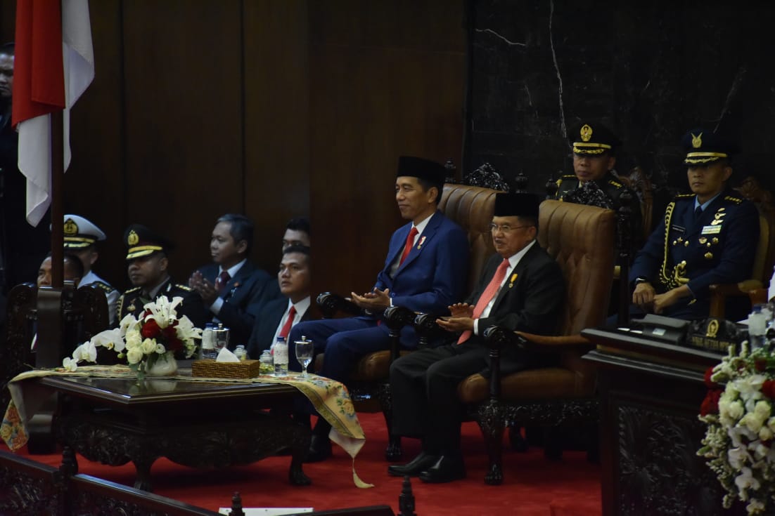 Di depan Paripurna DPR/DPD, Presiden Jokowi Pamerkan Hasil Kerja 4 Tahun Pemerintahannya