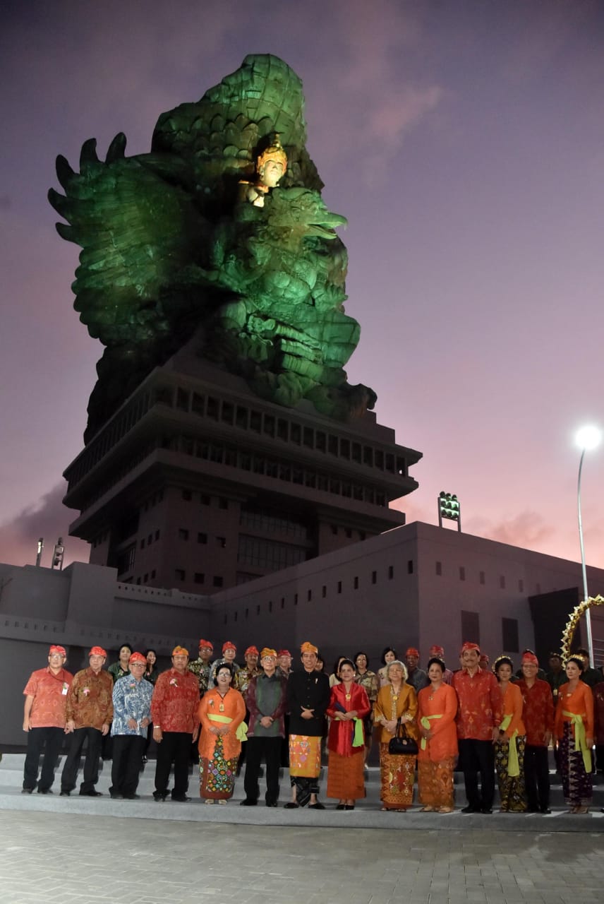Patung Tembaga Terbesar di Dunia, Presiden Jokowi: GWK Mahakarya Anak Bangsa