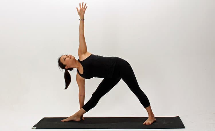 triangle yoga pose