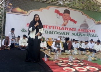 Pendukung Maruf Amin Istigosah di Tangerang