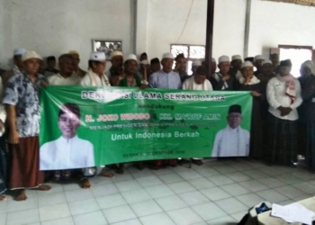 Teruskan Pembangunan, Ulama Serang Utara Deklarasi Dukung Pasangan Jokowi-Ma’ruf Amin