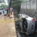Kakek Bawa Cucu, Ditabrak Mobil