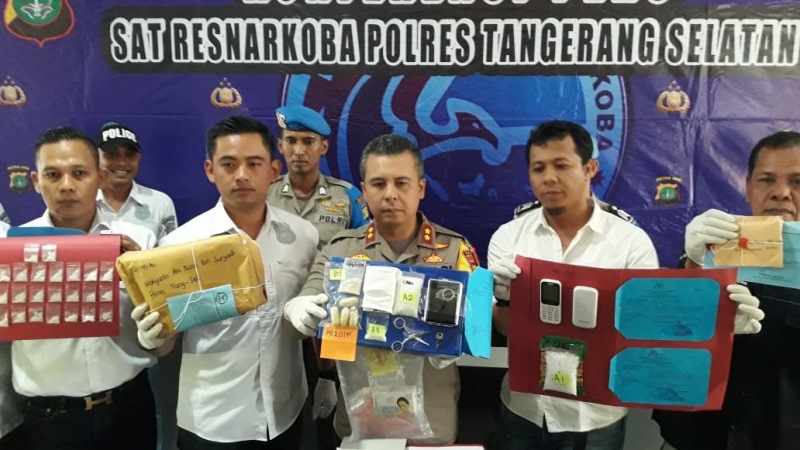 Pengedar Heroin Dibekuk di BSD