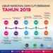 Ditandatangani 3 Menteri, Inilah Jadwal Libur Nasional dan Cuti Bersama 2019
