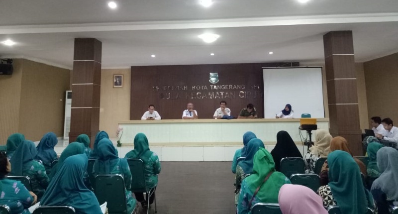 Deteksi Penyakit Musim Pancaroba, Ciputat Gelar Loka Karya Kesehatan Lintas Sektor