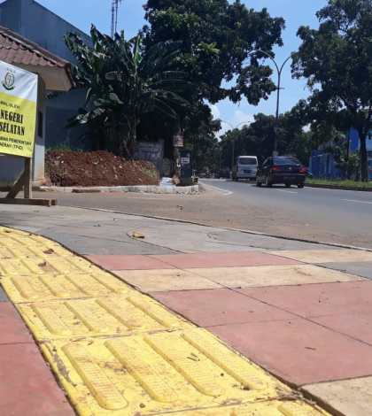 TP4D Kejaksaan Negeri Tangsel Awasi Sejumlah Pengerjaan Pedestrian