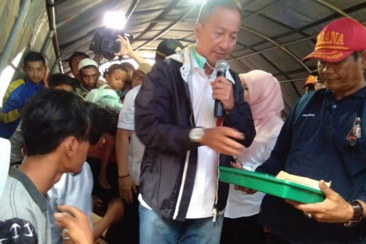 Mensos Minta Pemkab Pandeglang Siapkan Lahan Untuk Rumah Korban Tsunami