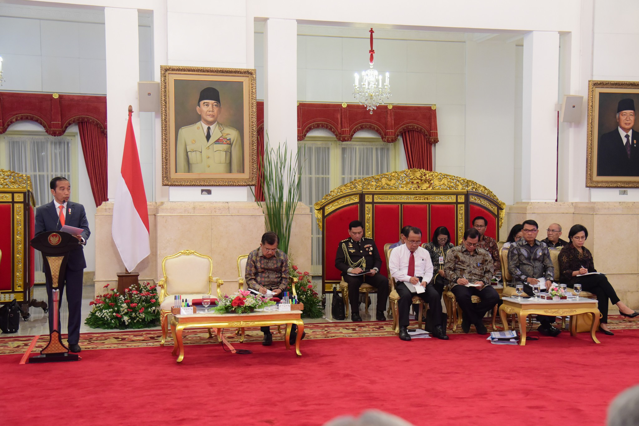 Presiden Jokowi Optimistis Pileg dan Pilpres 2019 Berlangsung Aman, Damai, dan Demokratis