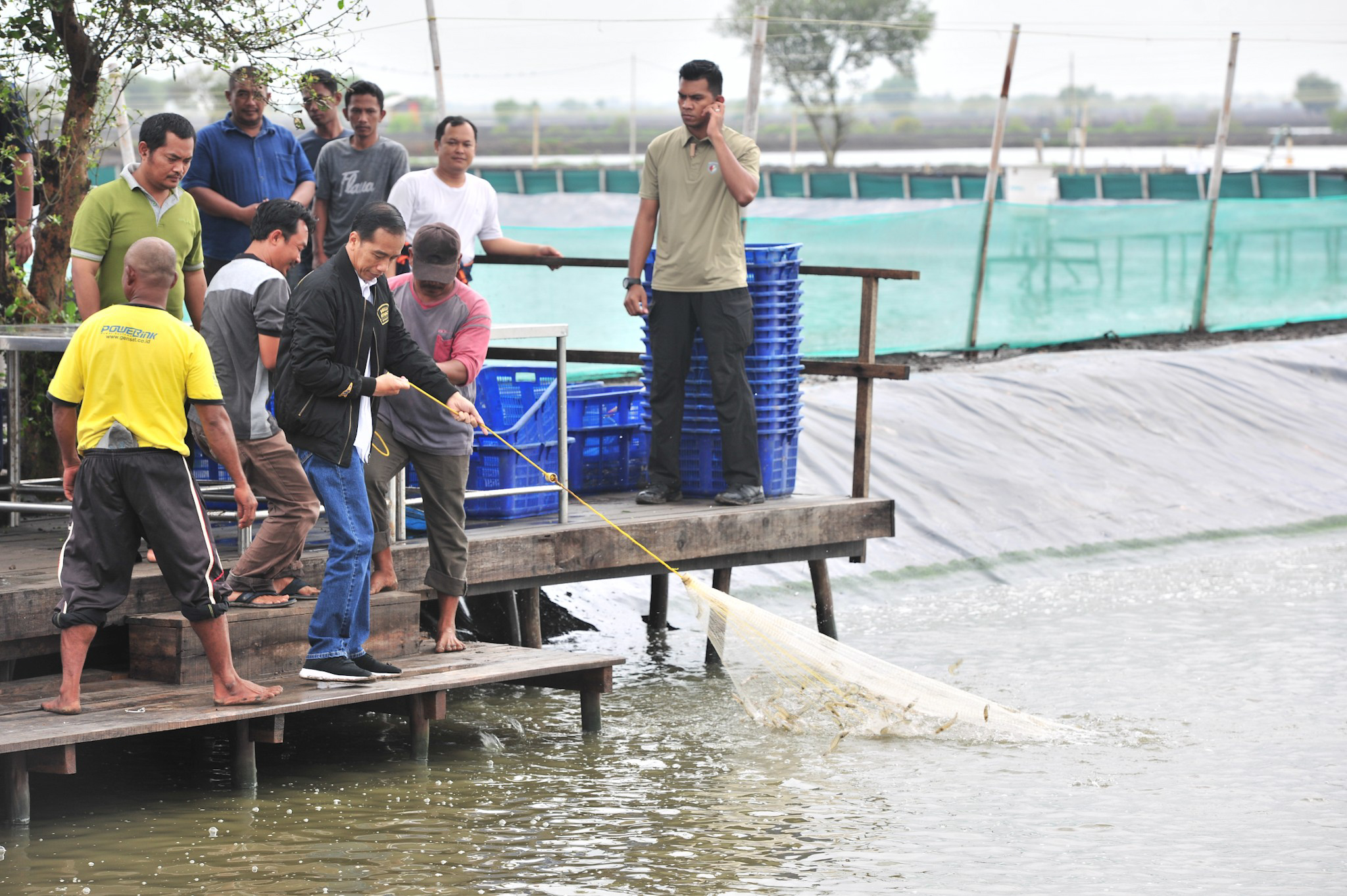 Sempat Gagal, Presiden Jokowi Minta Petambak Udang di Muara Gembong Tidak Buru-Buru Perluas Usaha