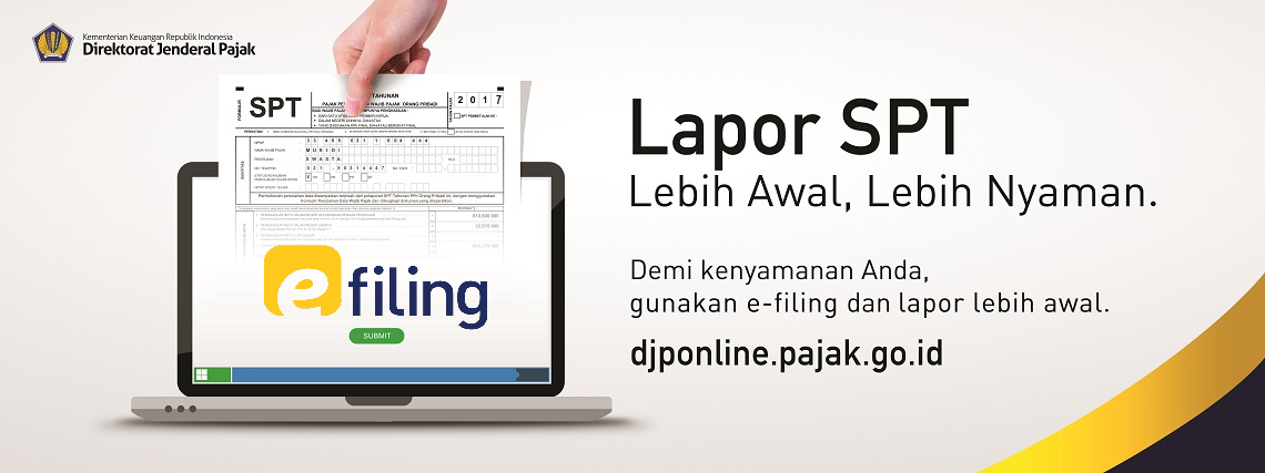 Cara Lain Tidak Dapat Diterima, Penyampaian Laporan Pajak Harus Gunakan e-Filing