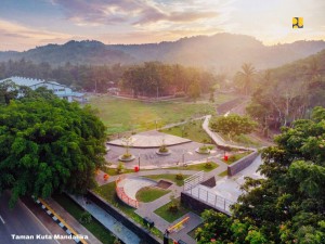 Kawasan Mandalika. (Foto: Kementerian PUPR)