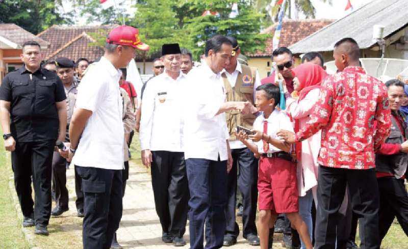 Jokowi Tinjau Kesiapsiagaan Bencana