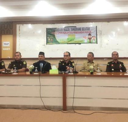 Pemerintah Kota Tangsel Apresiasi Program Jaksa Masuk Pesantren