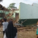 Atap MTs Negeri 7 Pandeglang Ambruk