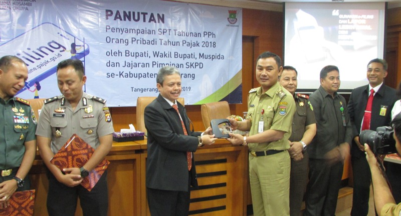 Forkopimda Kabupaten Tangerang Kompak Lapor SPT