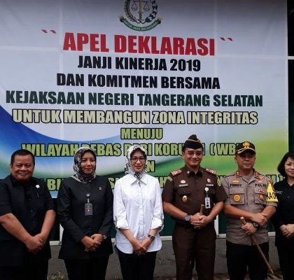 Kejari Kota Tangsel Canangkan Wilayah Bebas Korupsi
