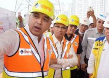 Menteri PUPR Sambangi Proyek Tol Serbaraja