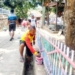 Pagar Bambu Warna-warni di Ciruntengirang