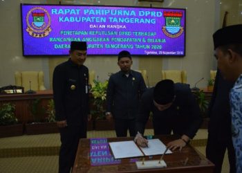 Sah, APBD Kabupaten Tangerang 2020 Rp 5,717 Triliun