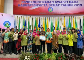 Tangsel Raih Penghargaan Swasti Saba Kota Sehat Tahun 2019
