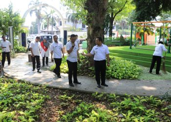 Walikota Arief Minta Pengelola Taman Perhatikan Keamanan