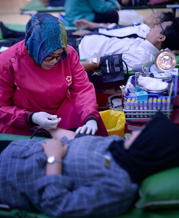 Donor darah Hotel Horison Grand Serpong. (Ist)