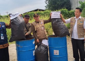 BKN Musnahkan 3 Kantong Kertas Coretan Peserta Ujian SKD CPNS Kabupaten Tangerang