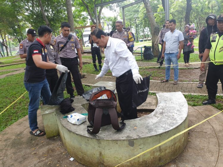 Lokasi penemuan jenazah bayi di Bintaro. (PHD)