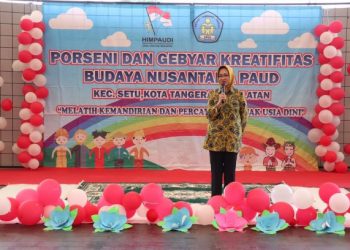 Walikota Tangsel Hadiri Porseni dan Gebyar Kreatifitas Budaya Nusantara PAUD