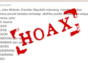 Tak Benar Presiden Joko Widodo Berlakukan Karantina Parsial