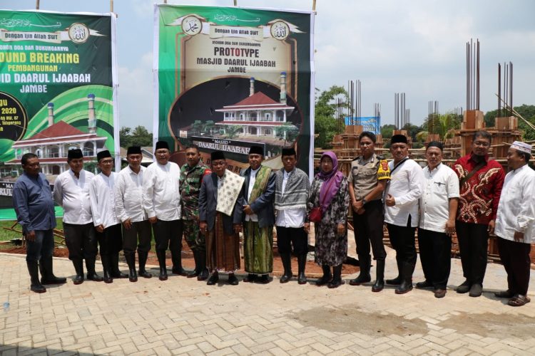 Pembangunan Masjid Darul Ijabah. (IST)