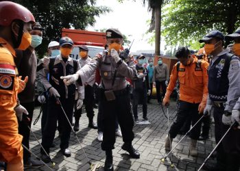 Delapan Lokasi di Tangsel Disemprot Disinfektan