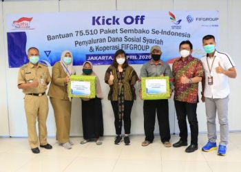 Bantu Warga Terdampak Corona, FIFGROUP Salurkan 75.000 Paket Sembako