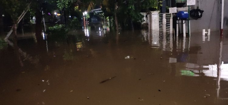 Banjir di Komplek Puri Bintaro Indah, Ciputat. (RAY)