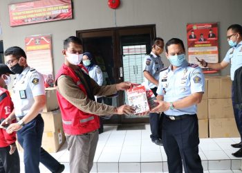 Warga Binaan di Rutan Jambe Diberi Bantuan Pencegahan Covid-19