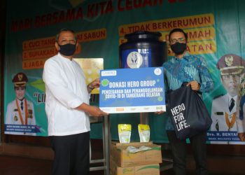 Hero Group Serahkan Bantuan ke Pemkot Tangsel untuk Penanganan Covid-19