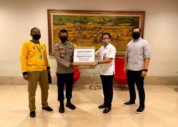 Sinar Mas Land Sumbang Ribuan Masker Kain untuk TNI dan Polri di Tangerang