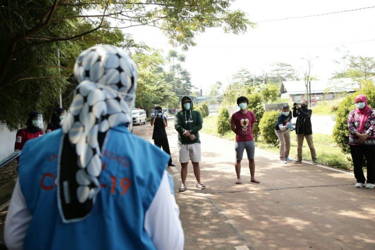 Pasien Corona di Rumah Lawan Covid-19 Tangsel. (IST)