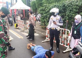 Camat Cikupa Sanksi Tegas Pelanggar PSBB