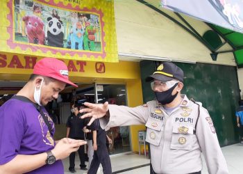 Jelang New Normal, Polsek Balaraja Pastikan Fasilitas Umum Terapkan Protokol Kesehatan