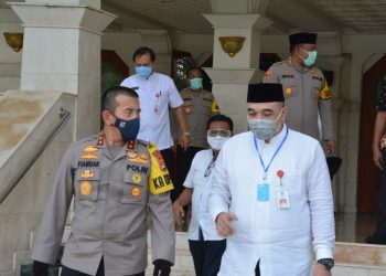 Polda Banten Terjunkan Ratusan Personel Kawal New Normal