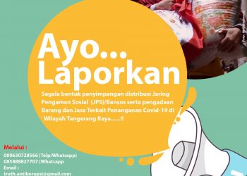 TRUTH Buka Kanal Pengaduan Bansos Covid-19