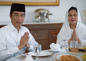 Presiden Jokowi dan Ibu Negara Ucapkan Selamat Idulfitri