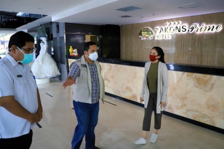 Walikota Tangerang Arief R Wismansyah saat di Hotel Pakons. (IST)