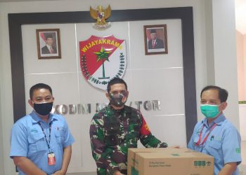 Indah Kiat Tangerang Serahkan Bantuan Ribuan Masker